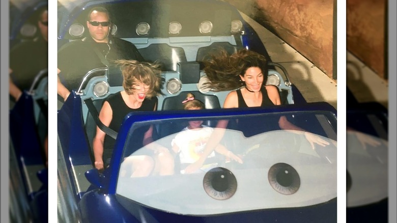 Taylor Swift, Lily Aldridge, bodyguard amusement park ride