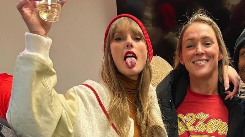 Taylor Swift and Kylie Kelce