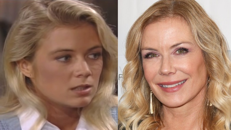 Katherine Kelly Lang then and now