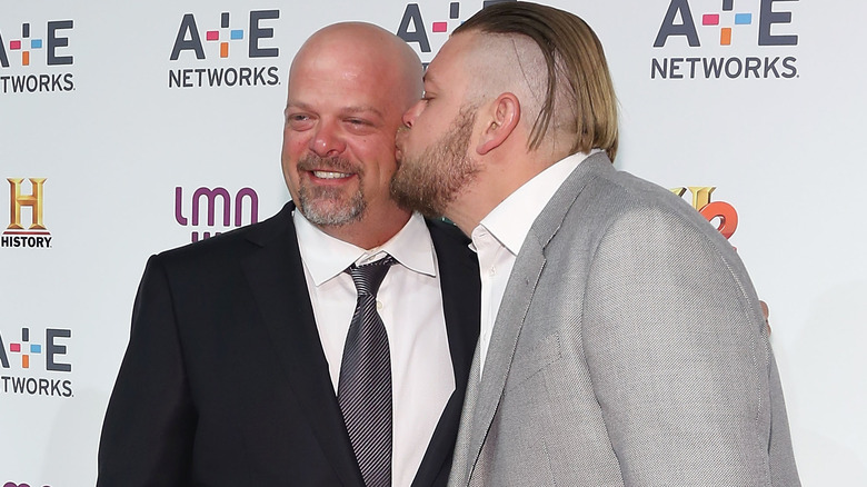 Rick Harrison with son Corey Harrison