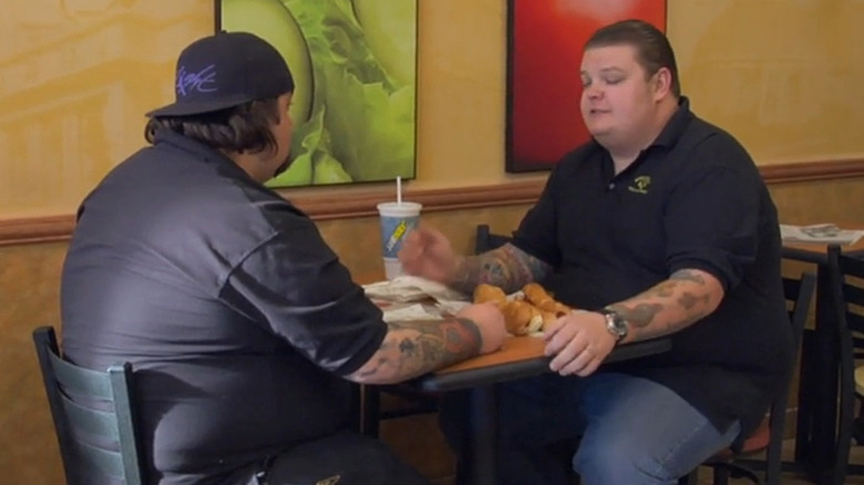 Chumlee and Bigg Hoss at Subway