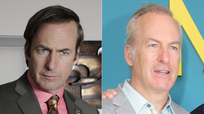 Bob Odenkirk in Breaking Bad and in 2023