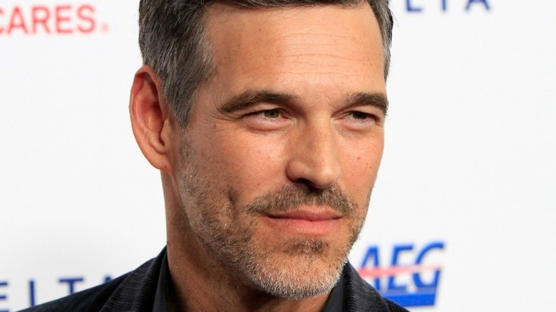 Eddie Cibrian looking into the distance