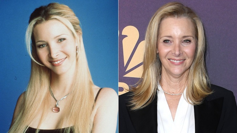 Lisa Kudrow smiling then and now