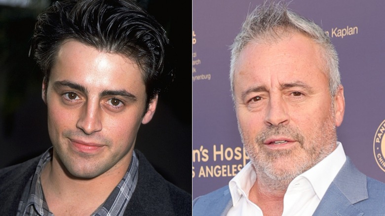 Matt LeBlanc posing then and now