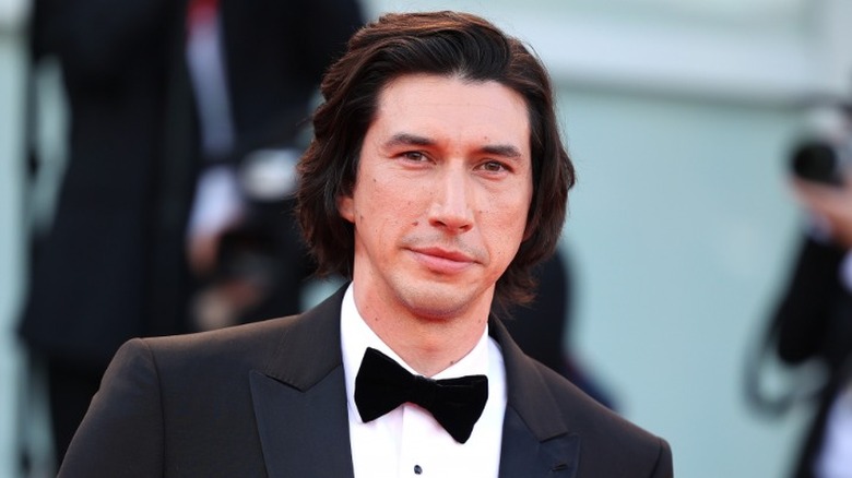 Adam Driver wearing bow tie