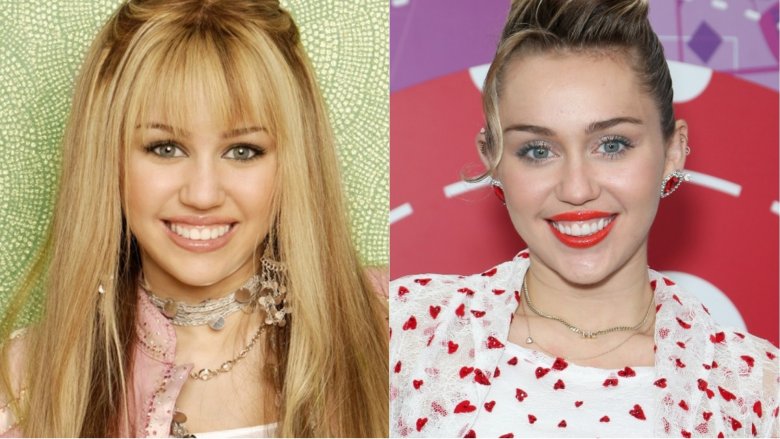 hannah montana miley cyrus then and now