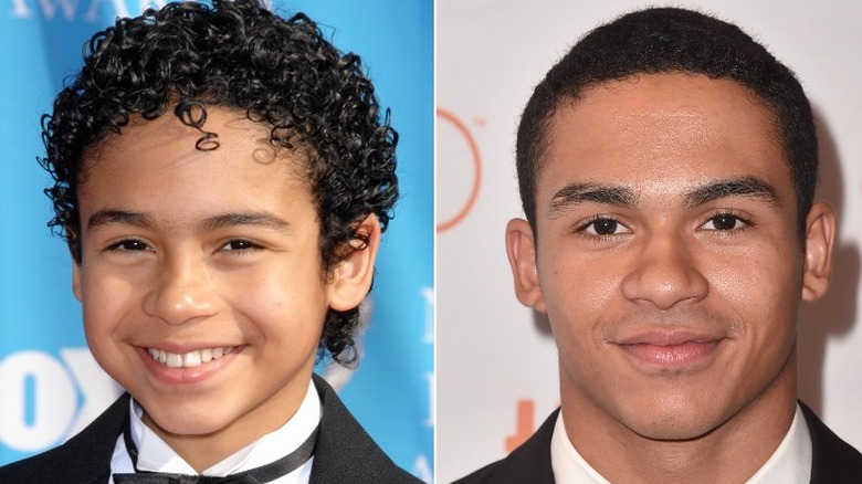 Noah Gray-Cabey then and now split