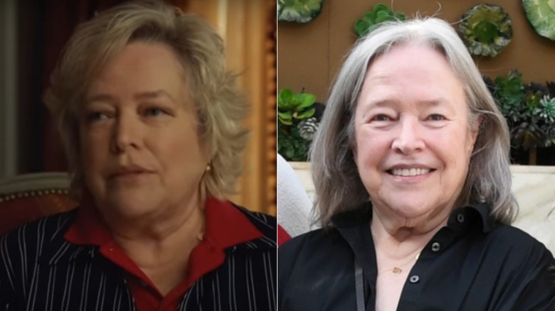 Kathy Bates in The Blind Side and in 2023