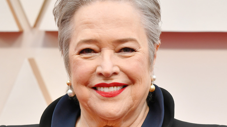 Kathy Bates at 2020 Academy Awards, smiling