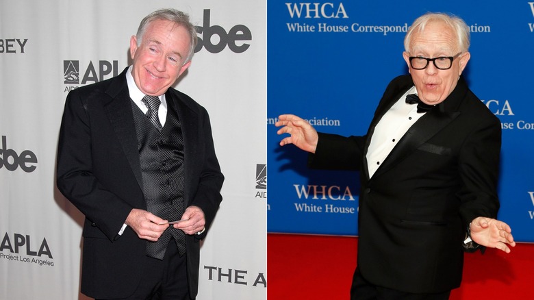 Leslie Jordan in 2005 and in the early 2020's