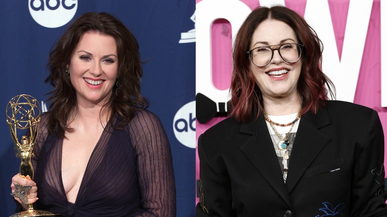 Megan Mullally in early 2000s and 2023