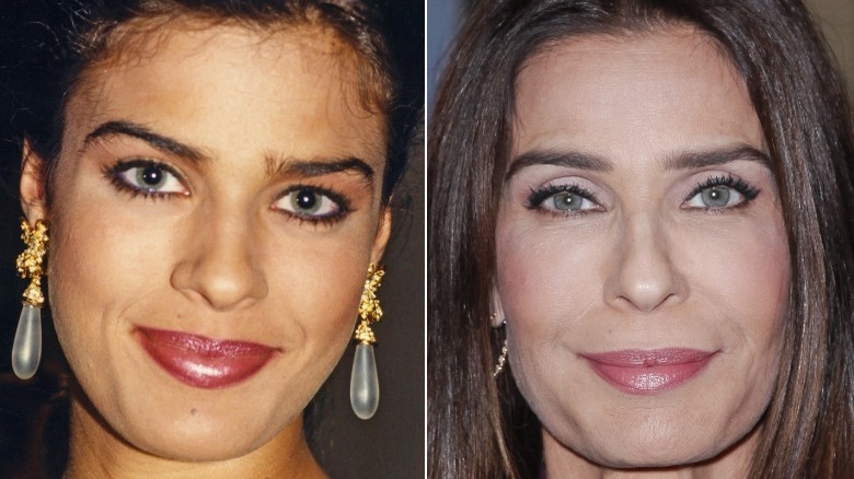 Kristian Alfonso split image, smiling