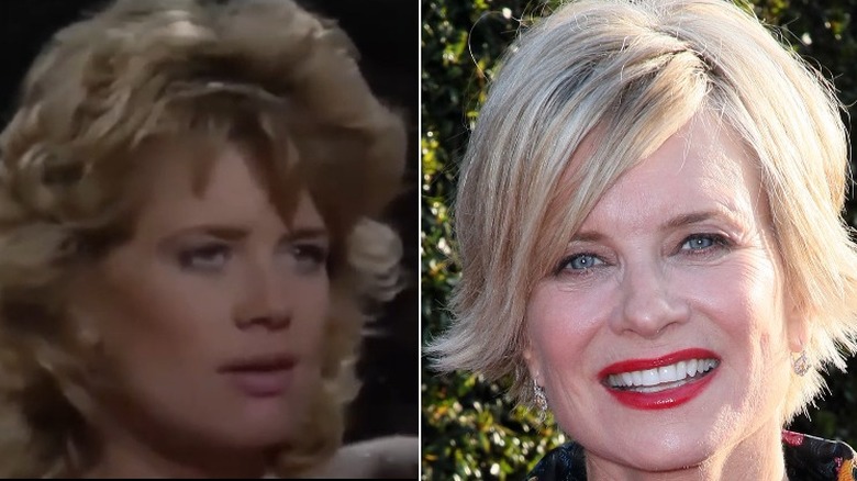 Mary Beth Evans looking away, Mary Beth Evans smiling