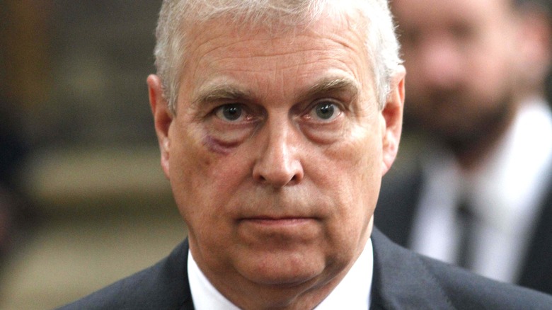 Prince Andrew looking ahead