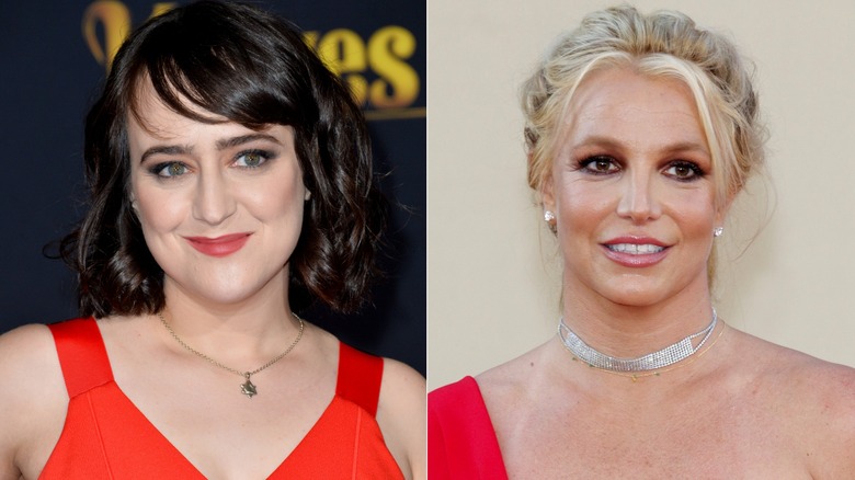 Mara Wilson smiling, Britney Spears choker