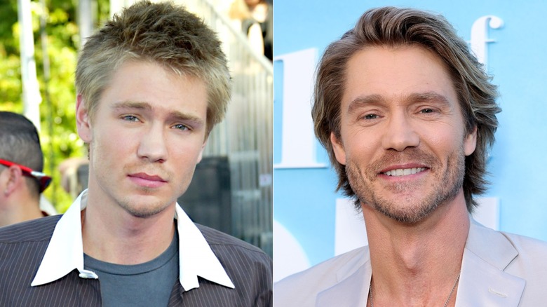 Chad Michael Murray then, left, and now, right