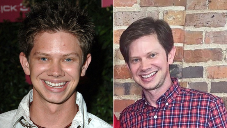 Lee Norris then, left, and now, right