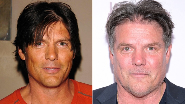 Paul Johansson then, left, and now, right