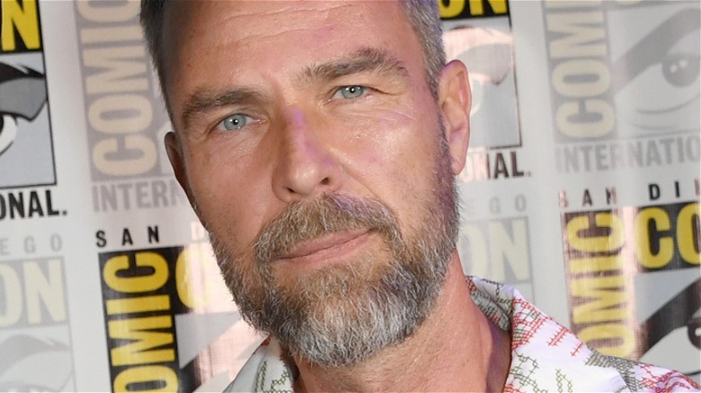 JR Bourne Comic Con looking at camera