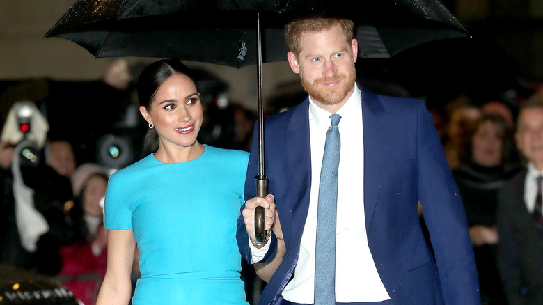 Prince Harry and Meghan Markle at 2020 event 