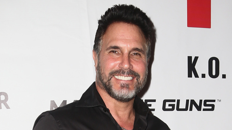 Don Diamont wearing black