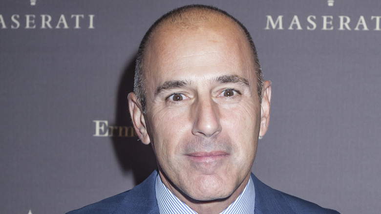 Matt Lauer posing