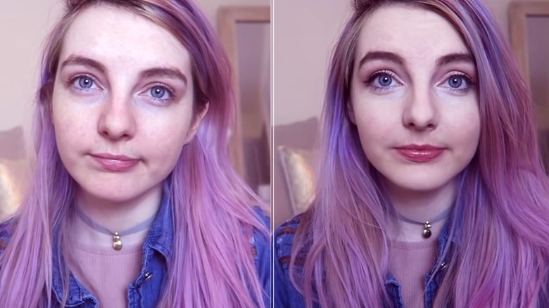 LDShadowlady with and without makeup