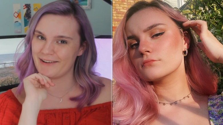 Steph0sims makeup before and after