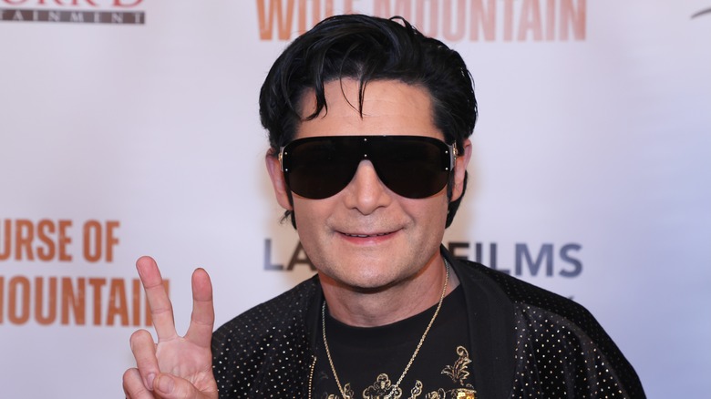 Corey Feldman at the "Curse of Wolf Mountain" premiere