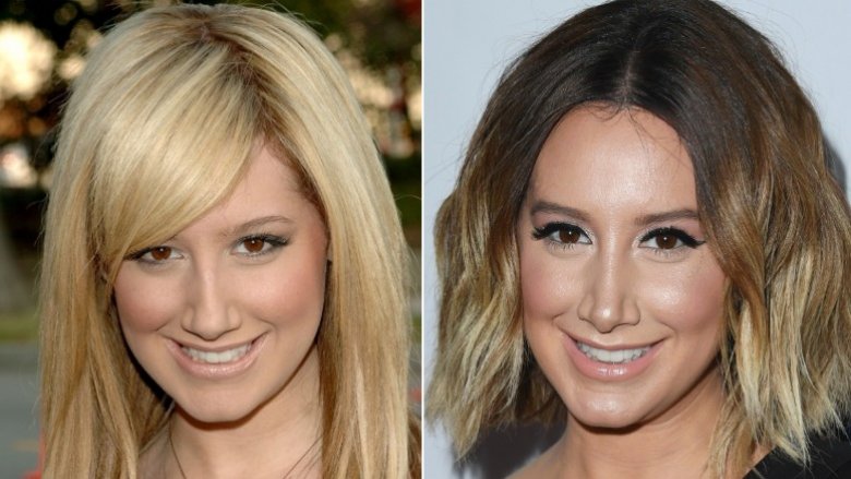 Ashley Tisdale before and after nose job