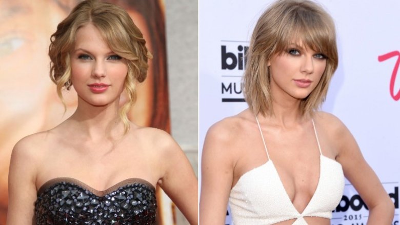 Taylor Swift before and after breast implants