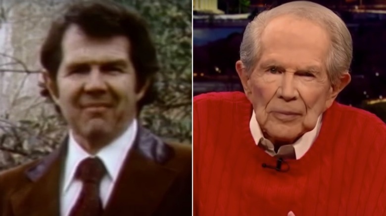 Pat Robertson in the 1970s and 2020s 