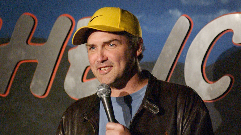 Norm Macdonald performing