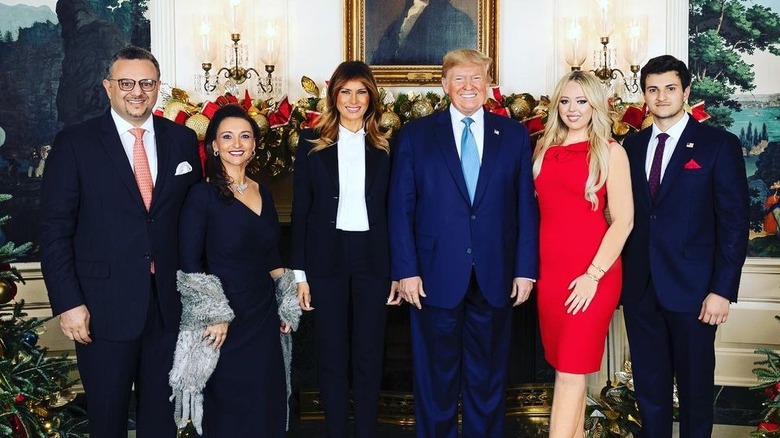 Tiffany Trump and Michael Boulos' family