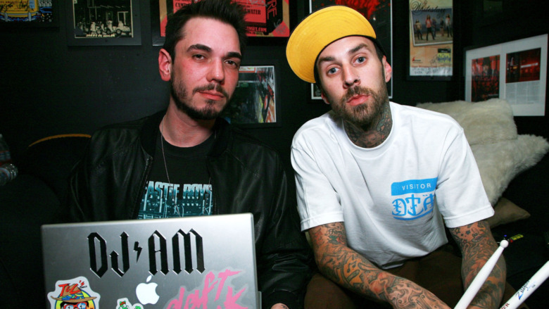 DJ AM and Travis Barker