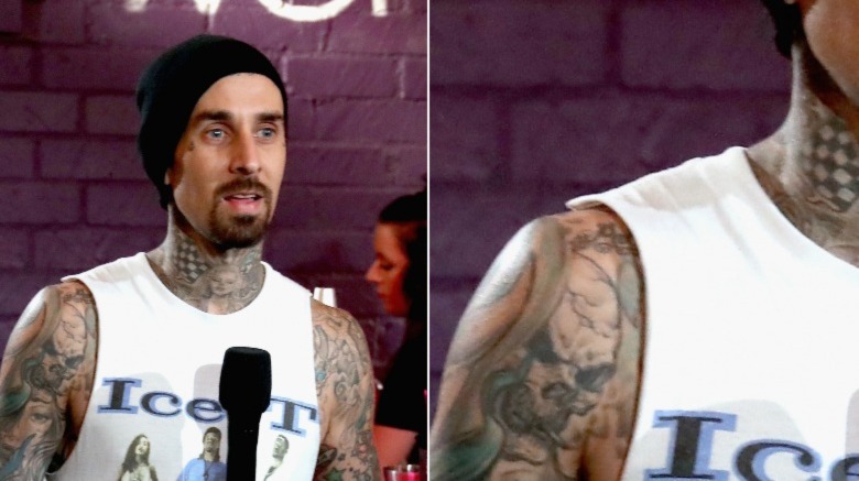 Travis Barker's pal tattoo