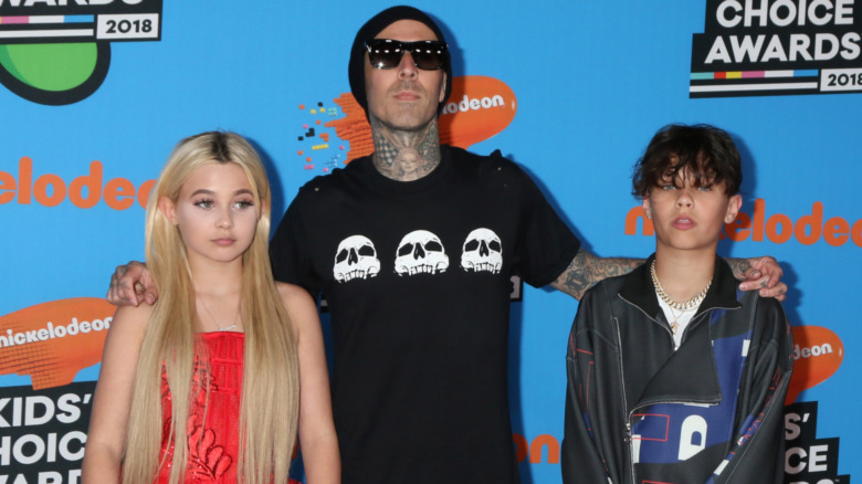 Alabama Barker, Travis Barker, and Landon Barker