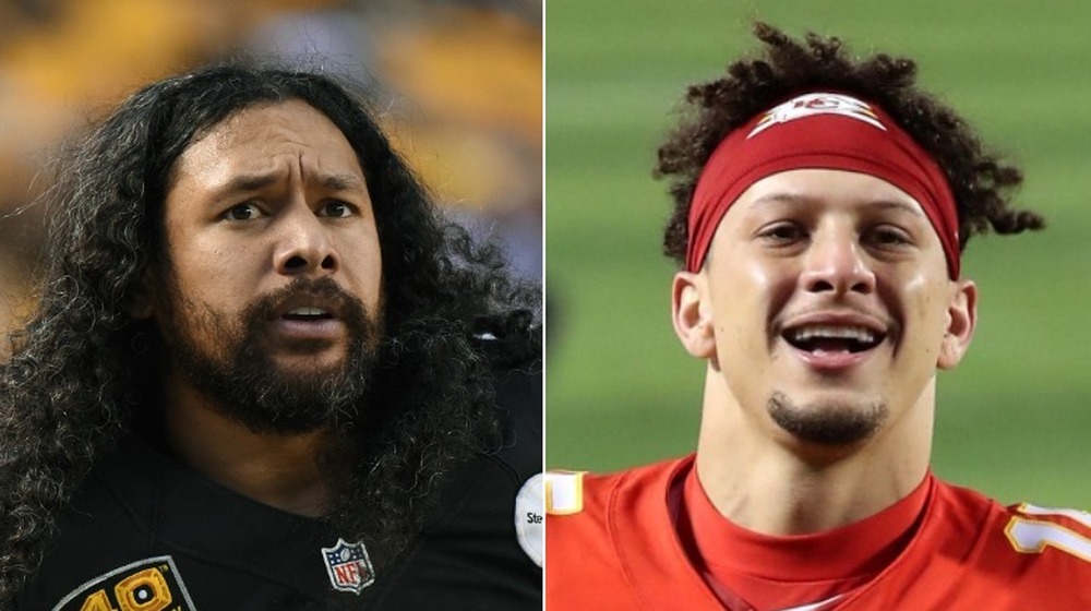 Troy Polamalu Patrick Mahomes