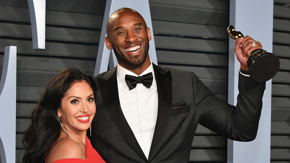Vanessa and Kobe Bryant at an event 