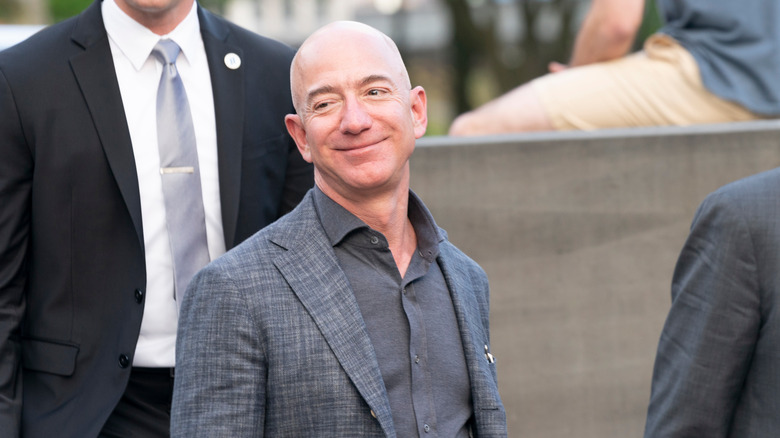 Jeff Bezos smiling