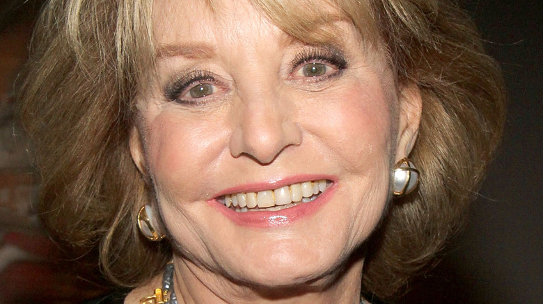 Barbara Walters smiling