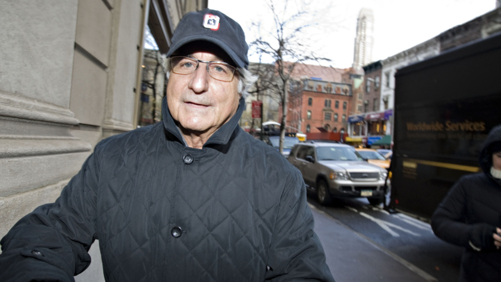 Bernie Madoff, walking