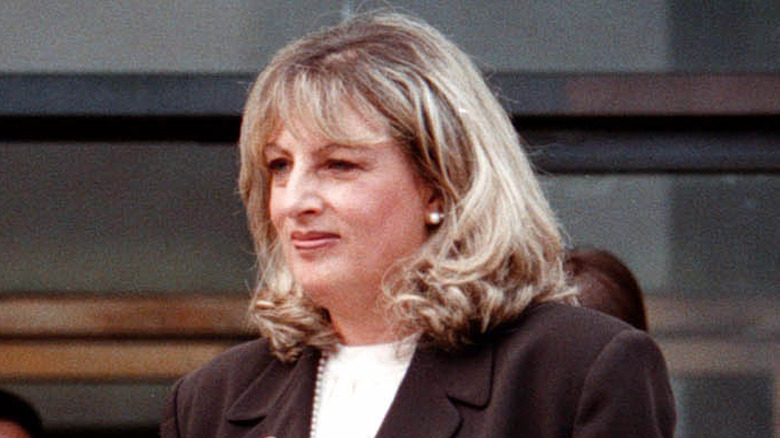 Linda Tripp outside the Federal Courthouse