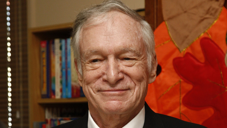 Hugh Hefner at an event