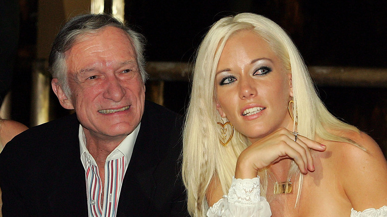 Hugh Hefner with Kendra Wilkinson