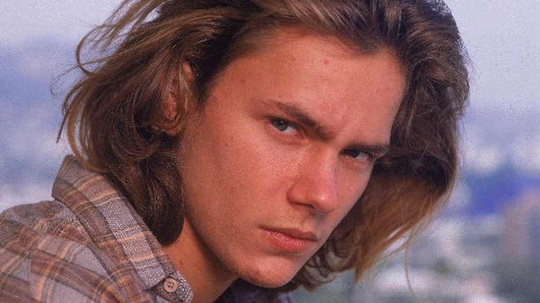 River Phoenix long hair