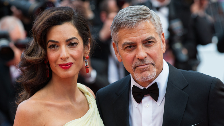 George and Amal Clooney red carpet 