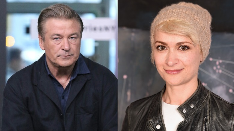 Alec Baldwin and Halyna Hutchins