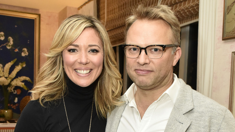 James Fletcher and Brooke Baldwin smiling